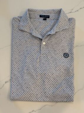 Peter Millar Men's golf polo, with Country Club logo Men's Large